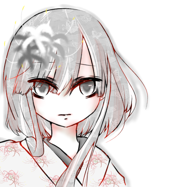 曼珠沙華ちゃん(白)　創作キャラ