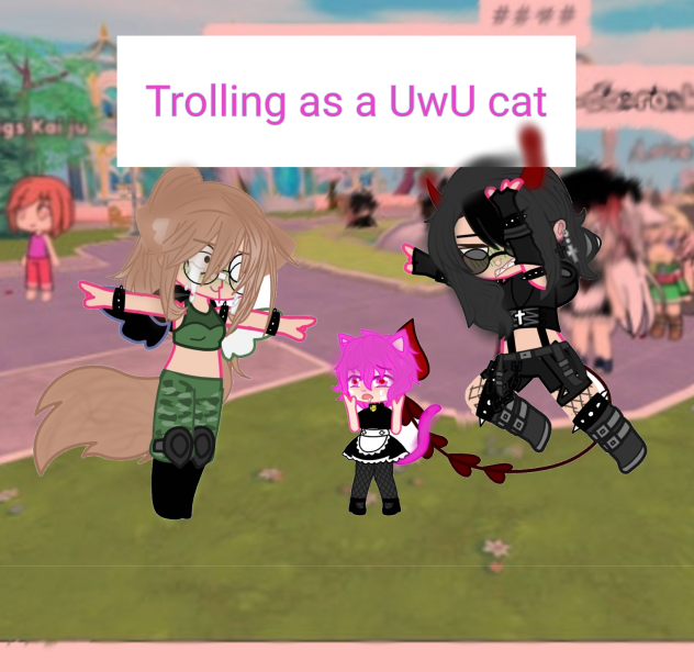 Trolling as a UwU cat Yt Thumbnail