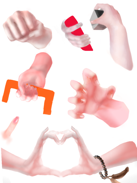 手の練習❤️