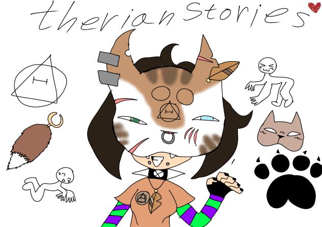 banner for therian stories manga