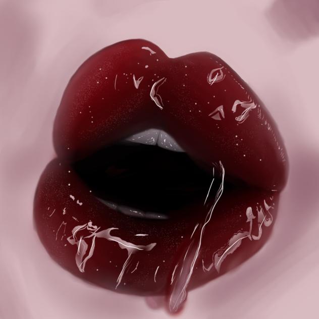 Juicy lips (up close)