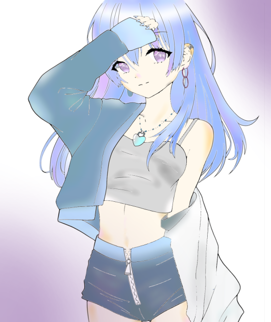 ユッシー様の線画塗りました