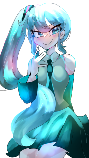 サイドテールミック