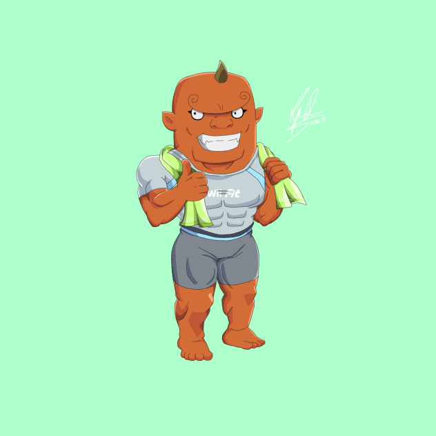 Sgt. Burly as Wii Fit Trainer