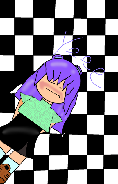 one of my first drawings and ocs