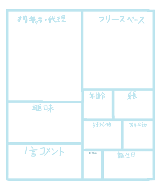 オリキャラ紹介欄！