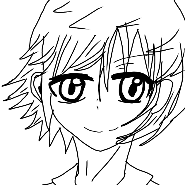 雛心の落書き(線画version)