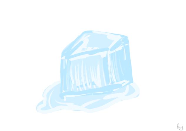 Ice cube 🧊 cause art block 😫😪