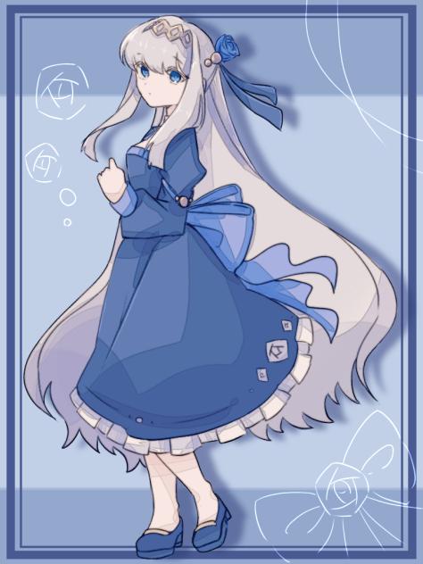 青薔薇のお嬢様