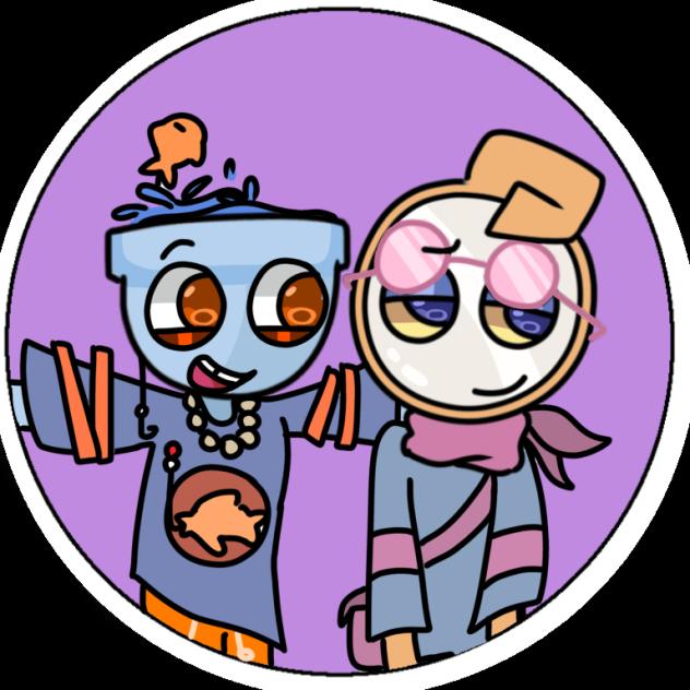 Glisten and Finn pfp Bassie’s world