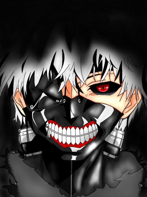 金木 線画塗らせていただきました