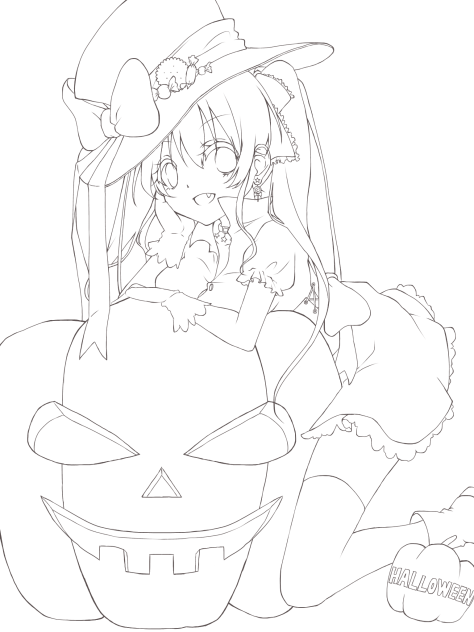 Halloween 【線画】