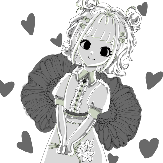 線画塗りました！