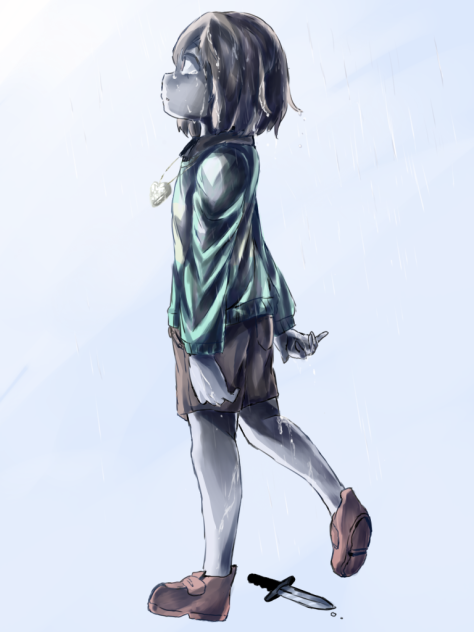 ＊雨だ…(UNDERTALE Chara)