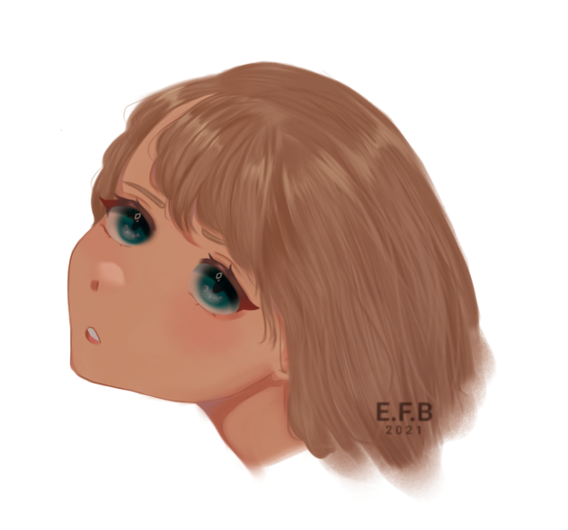 Random girl 3 Colored version