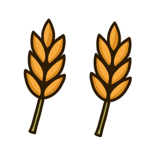 Wheat sticker
