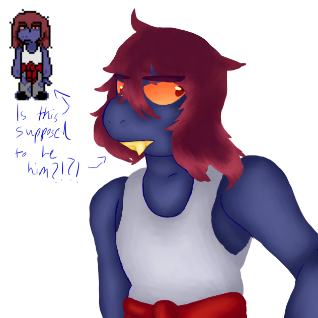 Drawing someone’s genderbent Susie