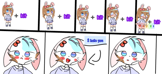 Me ➕ kit i mean bunny kit