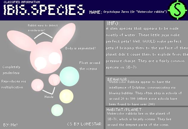 IBIS SPECIES EXAMPLE