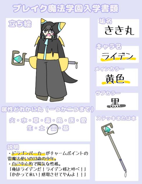 ドラゴンパーカー雷魔法使い少年