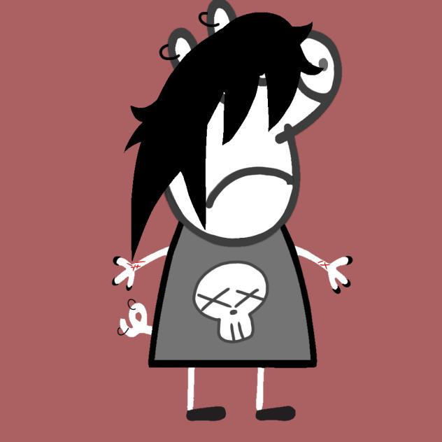 Emo peppa pig AHAHAHA⛓️💀⚫️🔥