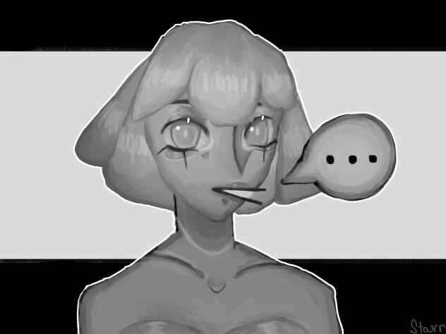 Black and white sketch