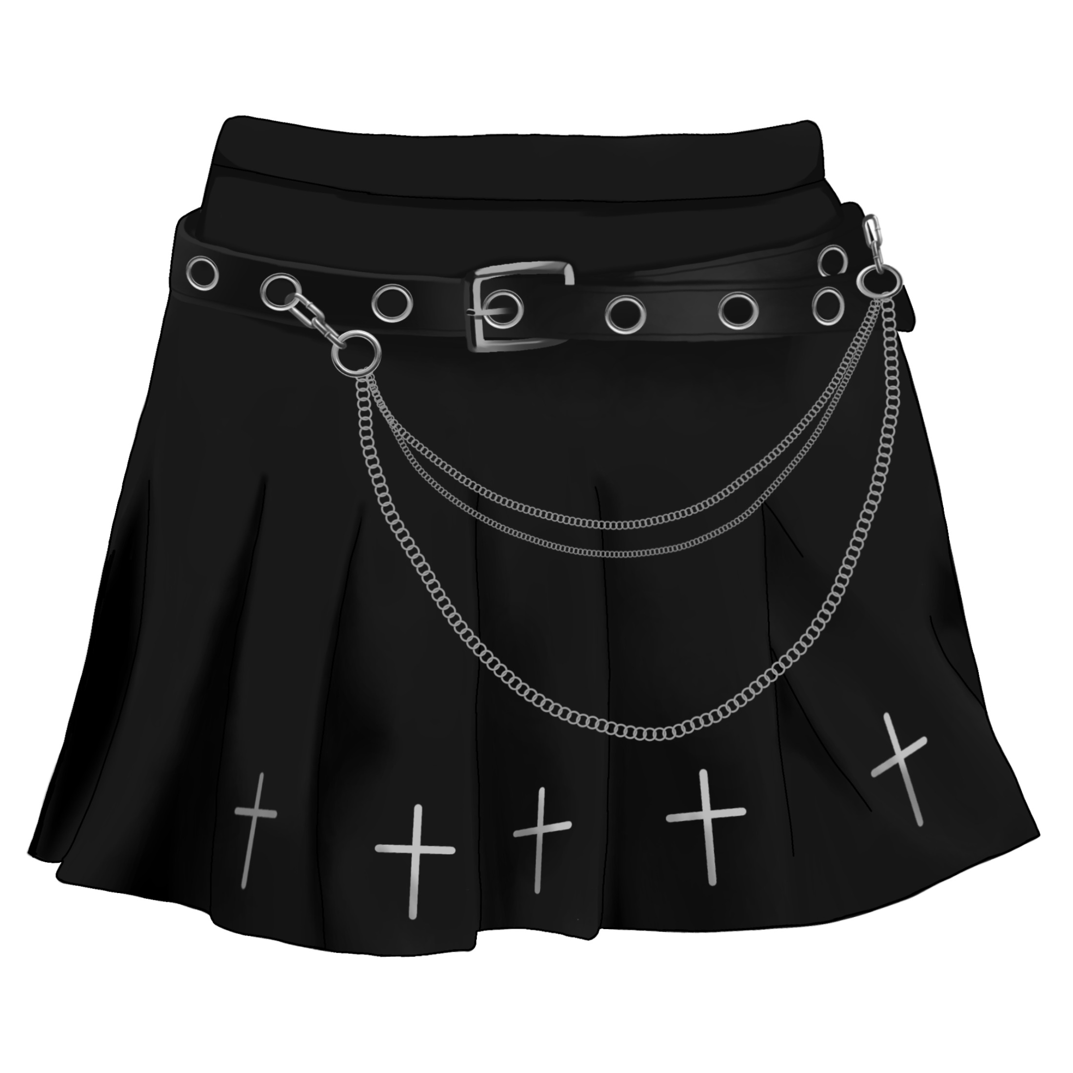 Gothic skirt 🖤 - ibisPaint