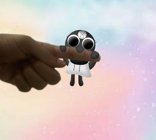 Toodles clinging on my finger 🥰