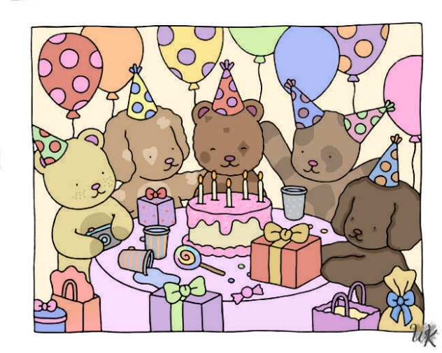 Bobbie goods birthday party - ibisPaint