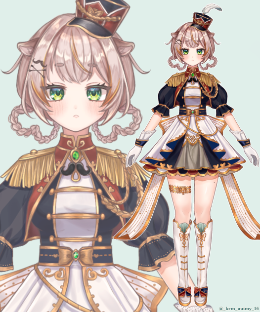 オリジナルキャラ🐿降月てう🐿