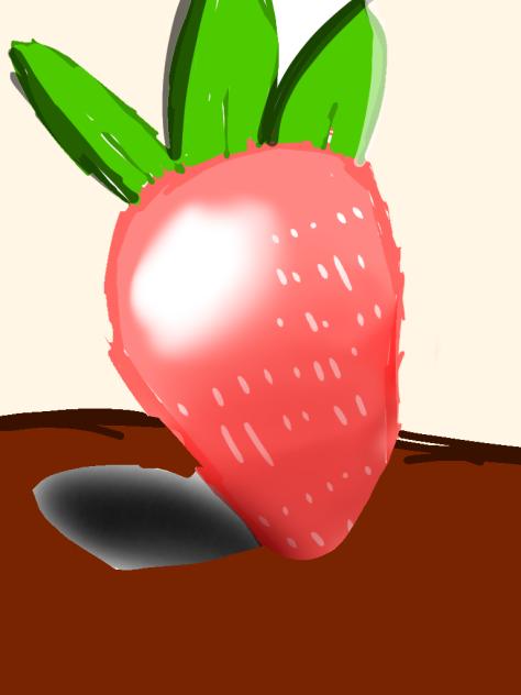 A lil strawberry tho