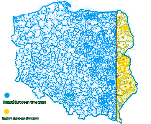 Poland Time Zones