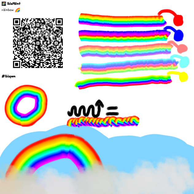 silly rainbow brush