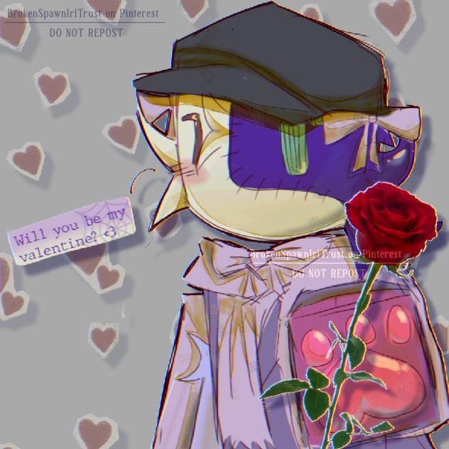 Stoopy spider gives you flower