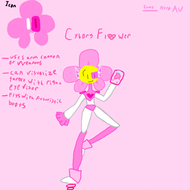 Iance Superhero Au (Flower)