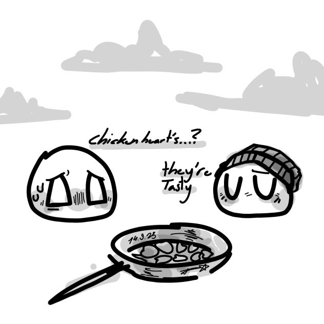 chicken hearts