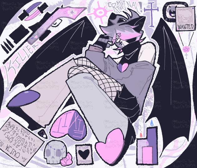 💜🌸🦇300🦇🌸💜