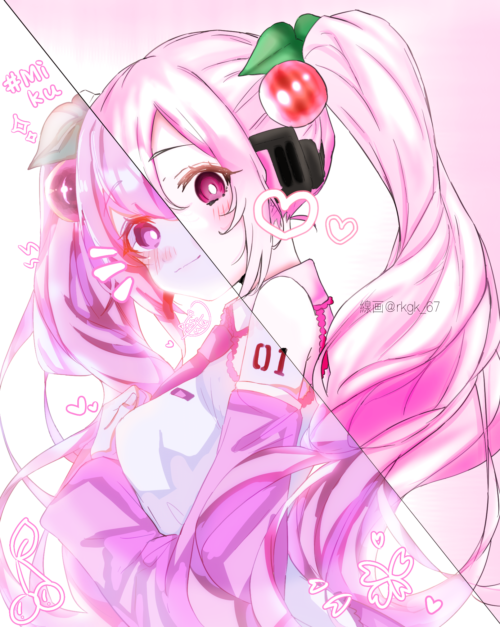 合作！桜ミク🌸 - ibisPaint