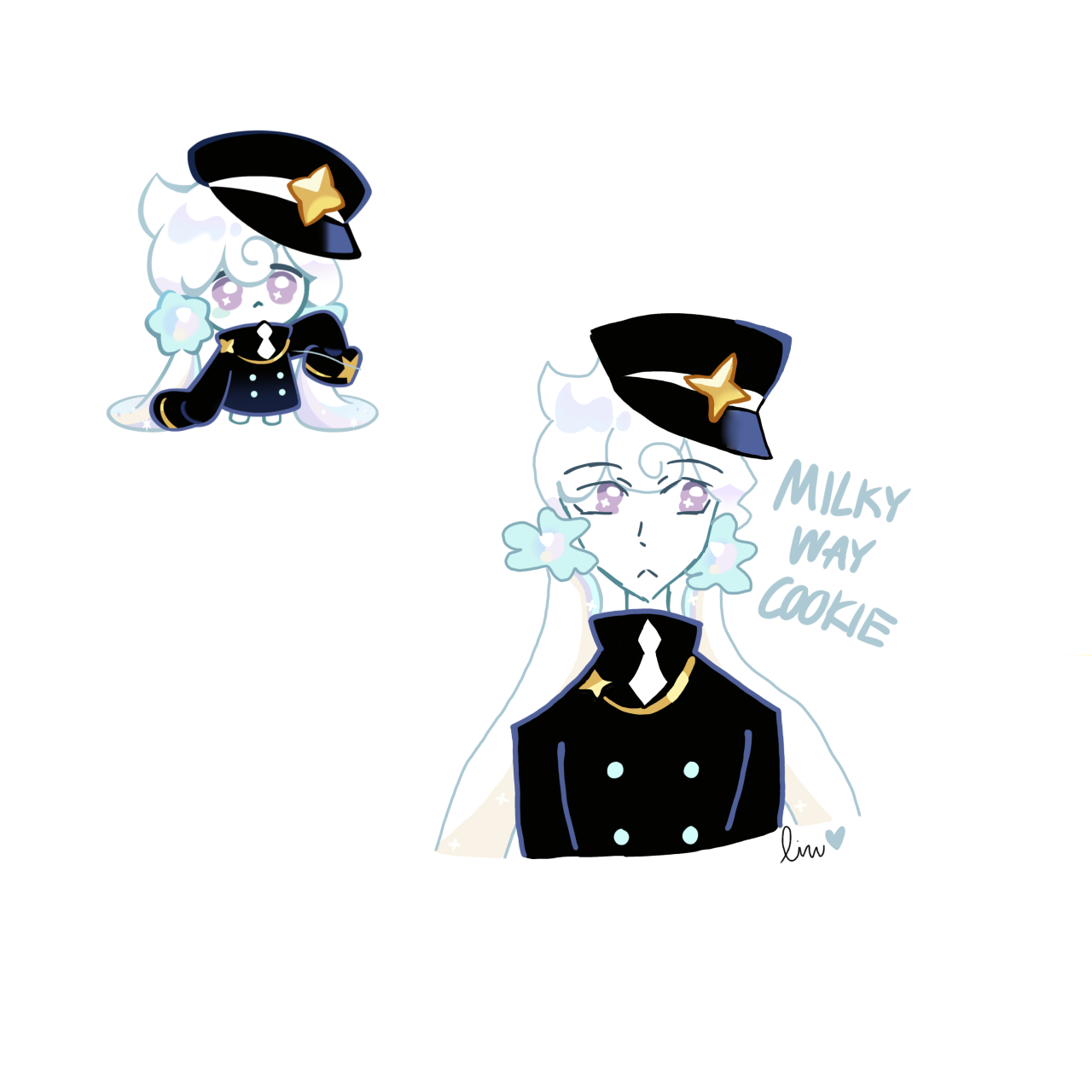 milky way cookie fanart💙🤍💜💛 - ibisPaint