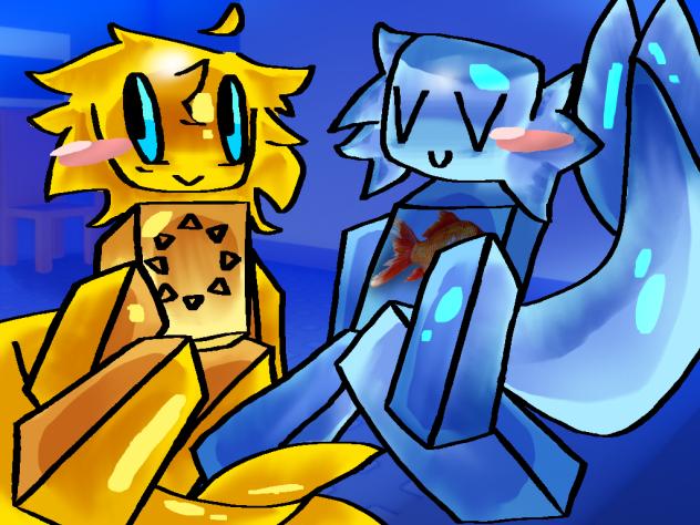 good puffer and angeredfish X3