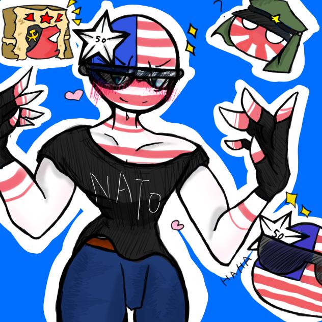 アメリカさあああん⭐︎と仲間達