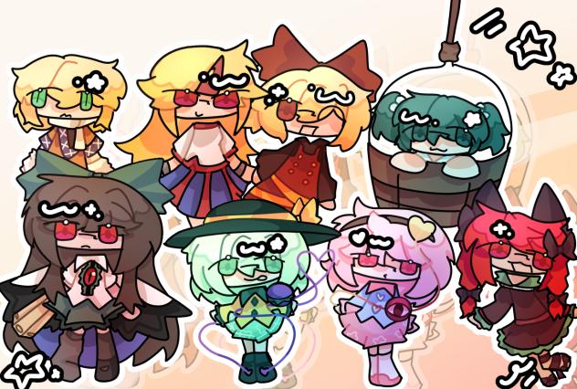 Touhou 11 characters( ^ w ^ )