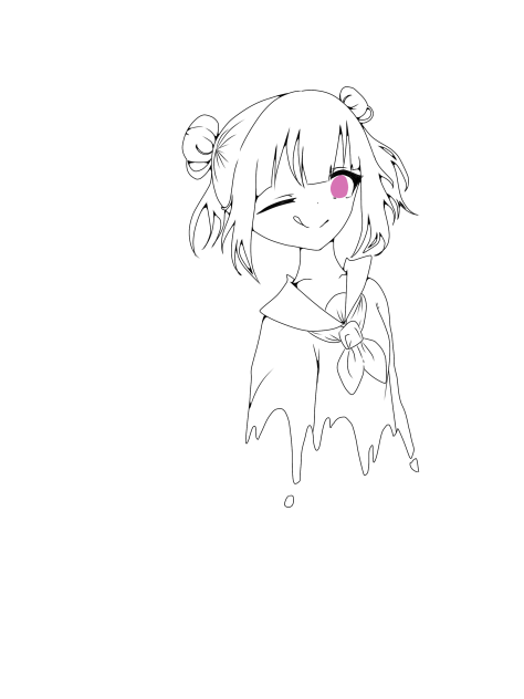 😇　線画
