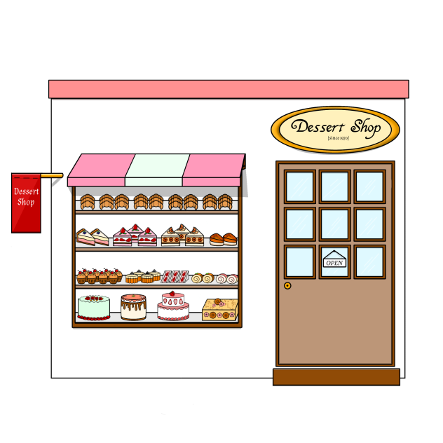Dessert Shop (coloured)