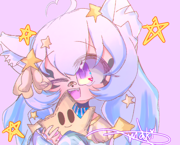 art trade for Fennec~ Moon