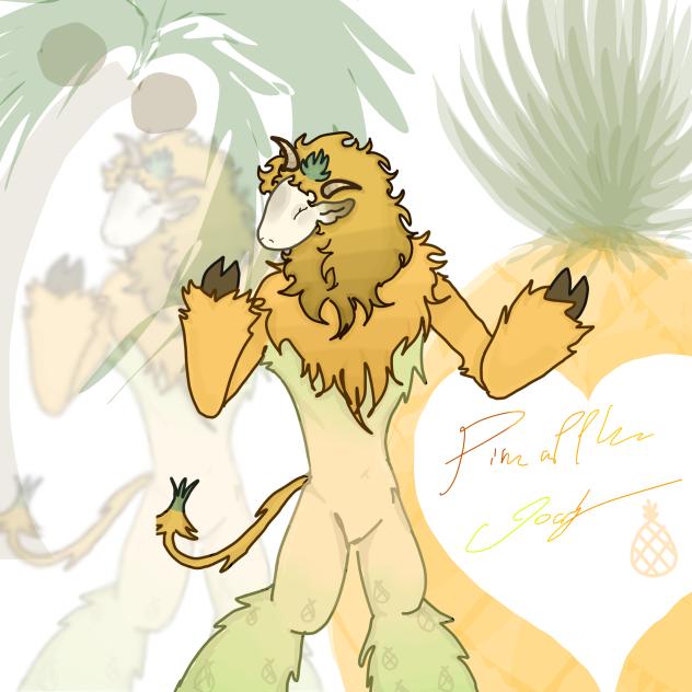 Pineapple goat dude
