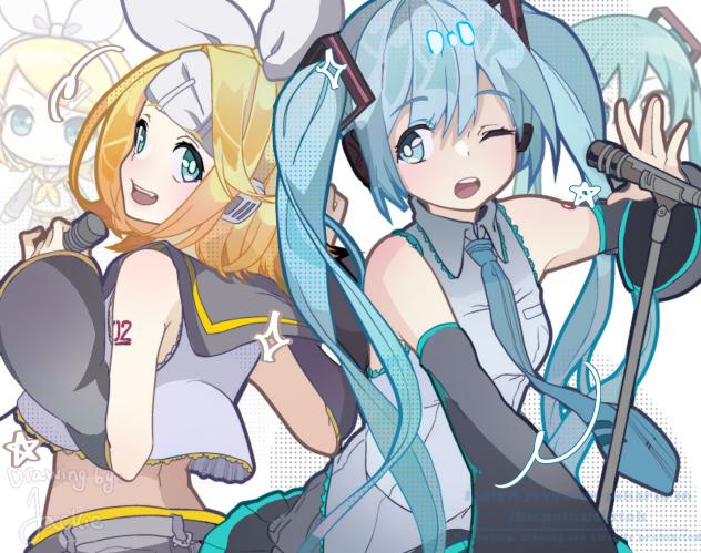 A collab with jackie (i coloured miku)