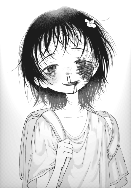 「タコピーの原罪」よりしずかちゃんイラストメイキング