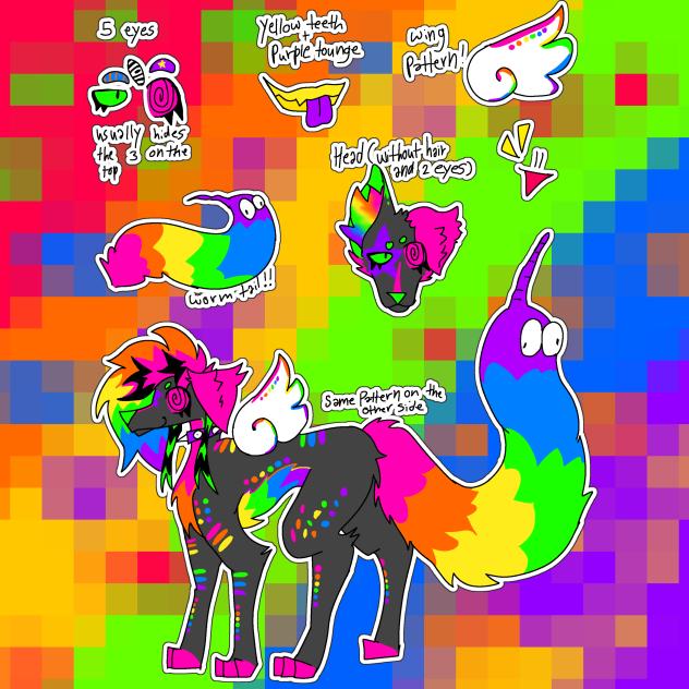 Ref sheet for my sparklesona !!