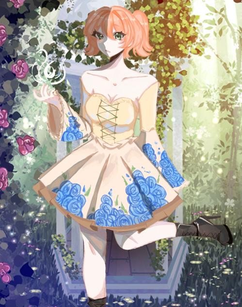 “Don’t step on the flowers!”